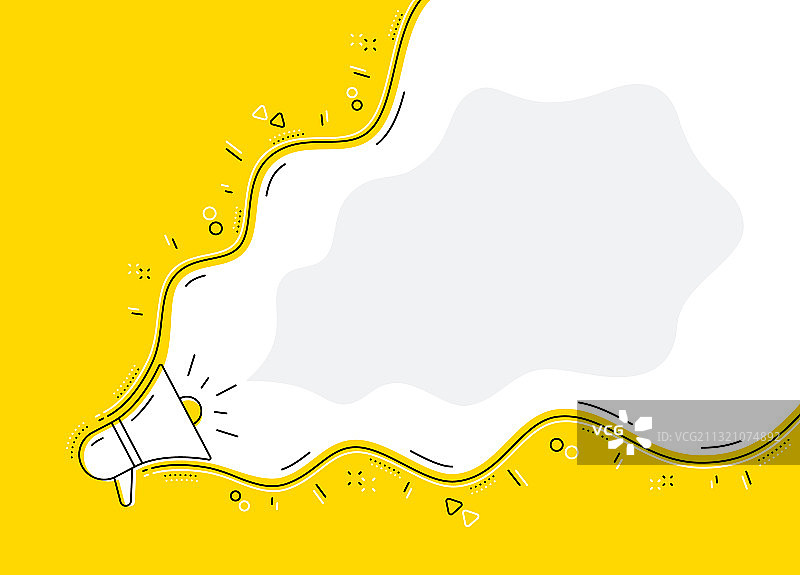 喇叭警报推荐营销背景图片素材