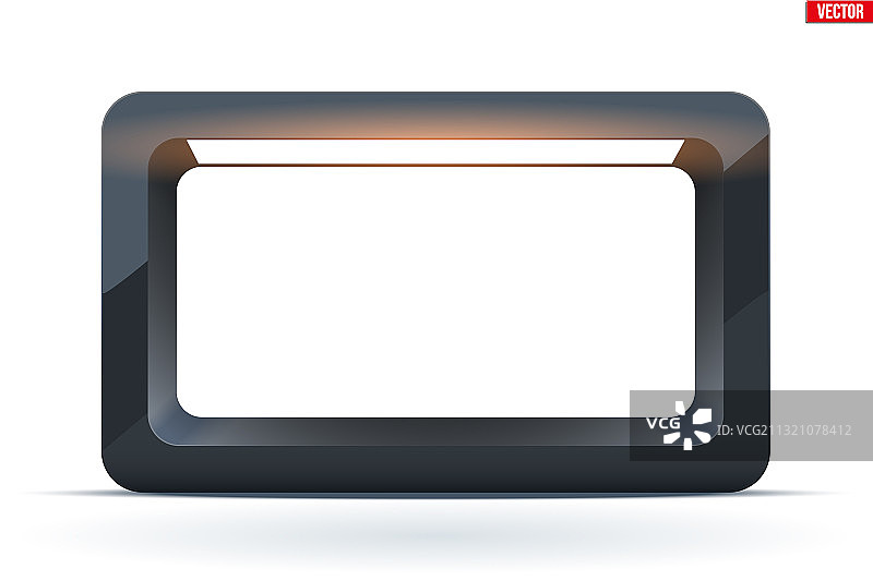 带聚光灯的黑色灯箱图片素材