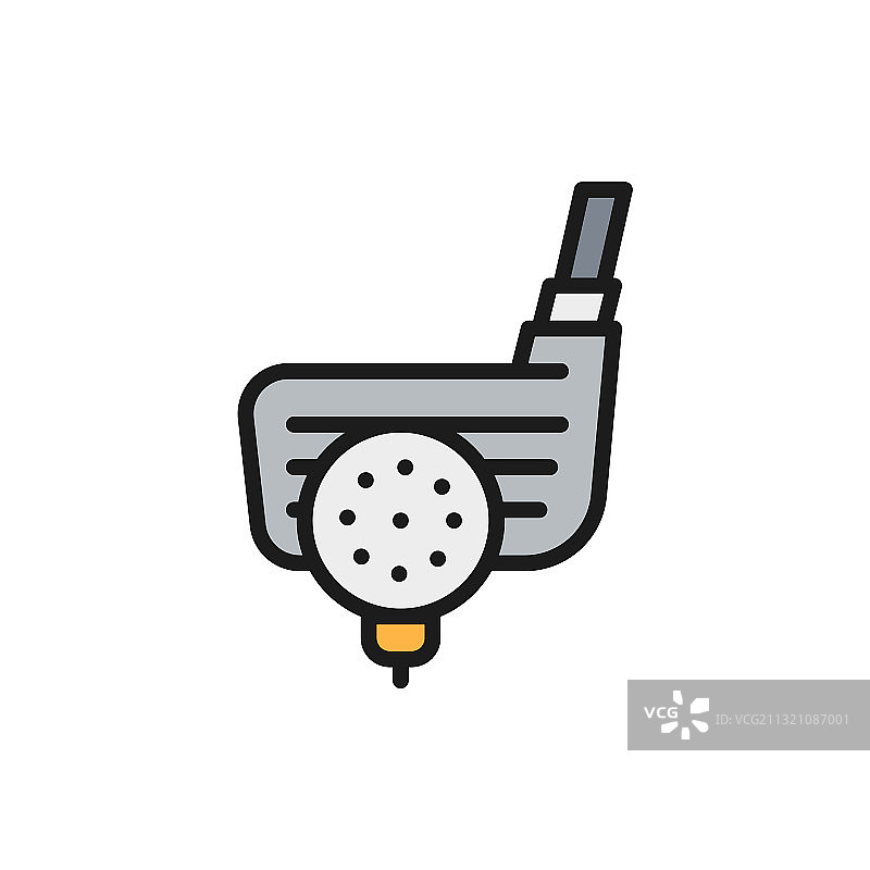 高尔夫球与推杆：传统英式运动图片素材