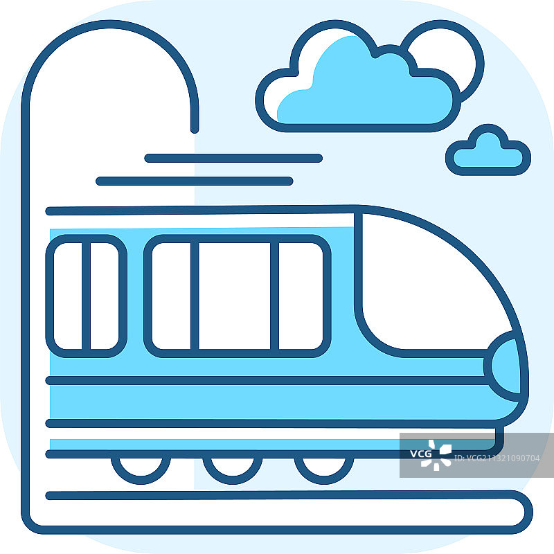 蓝色汽车RGB颜色图标图片素材