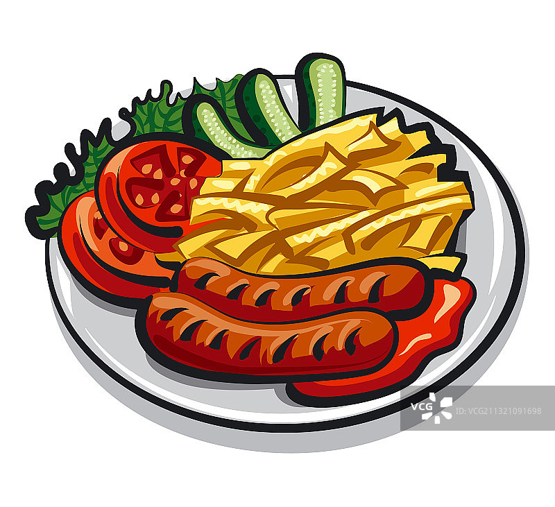 烤香肠图片素材