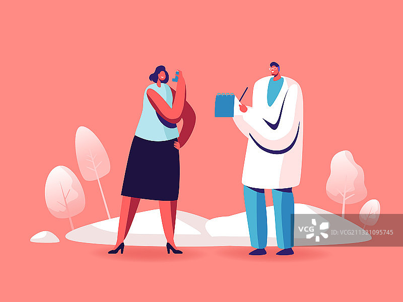 哮喘疾病医疗呼吸护理图片素材