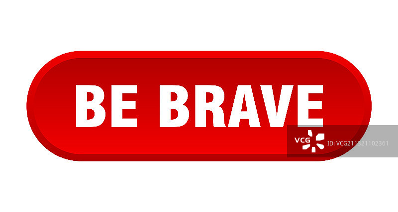 勇敢按钮圆形标志白色背景图片素材