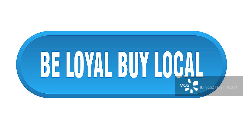 白色背景上的本地购买按钮圆形标志图片素材