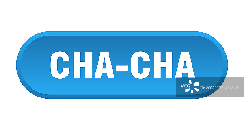 白色背景上的圆形恰恰舞按钮图片素材