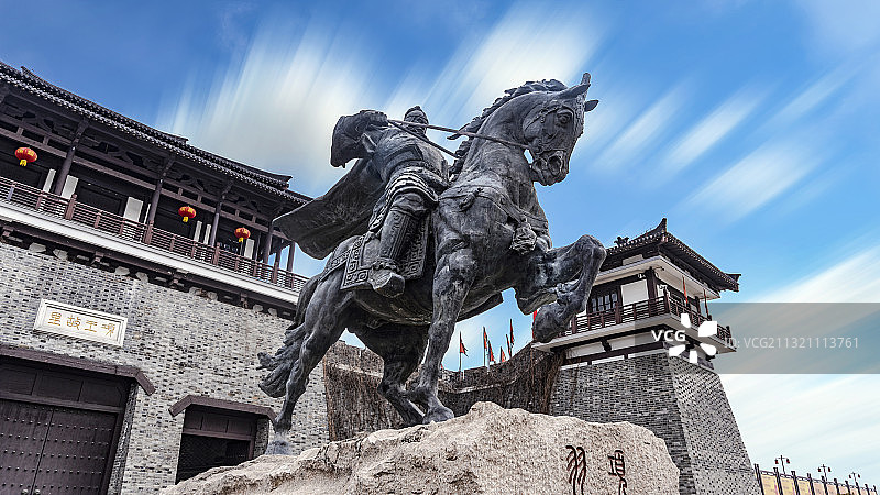 项羽雕塑图片素材