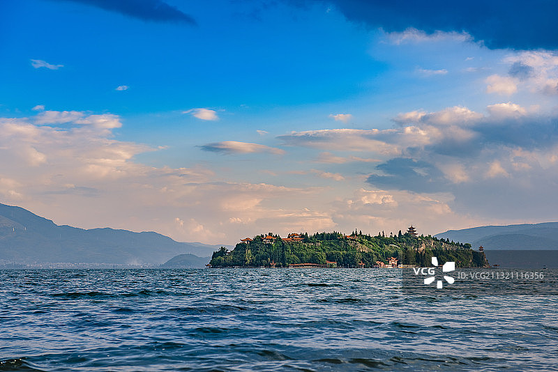 抚仙湖图片素材