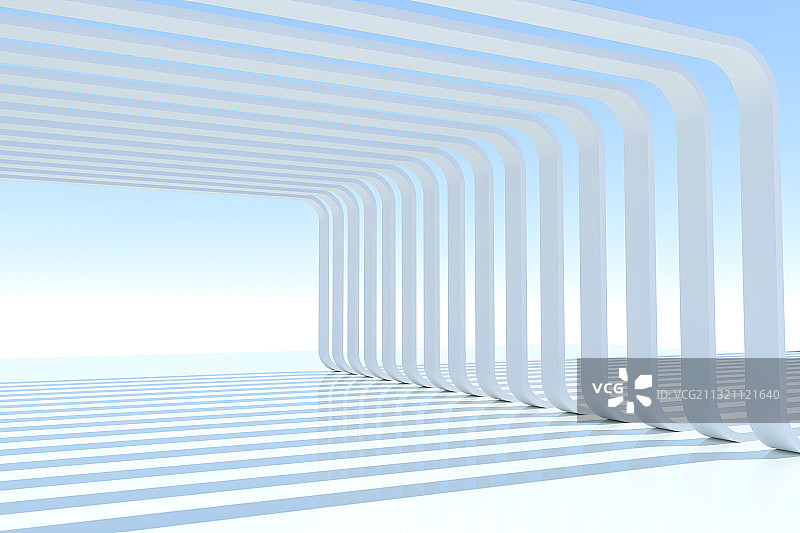 未来，建筑，抽象，背景，蓝色图片素材