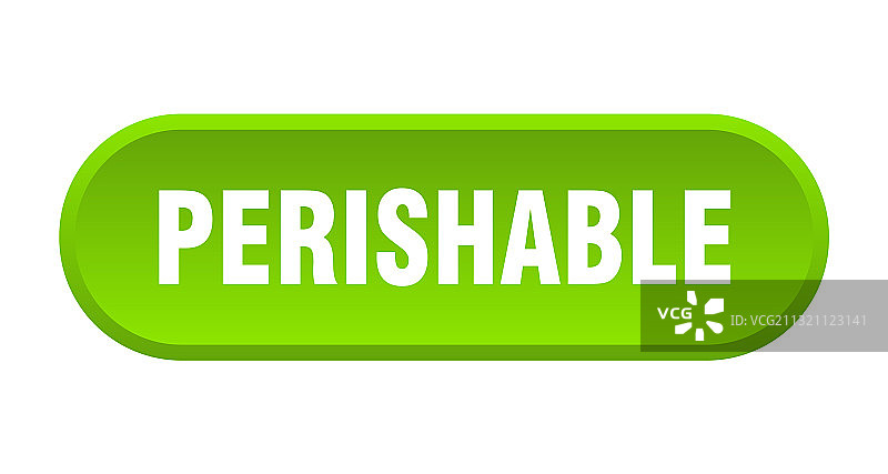 易腐烂按钮圆形标志白色背景图片素材