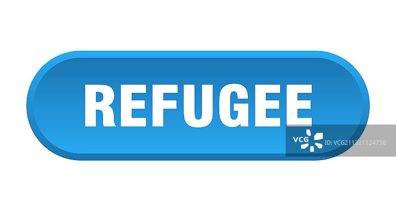 白色背景上的难民圆形标志图片素材