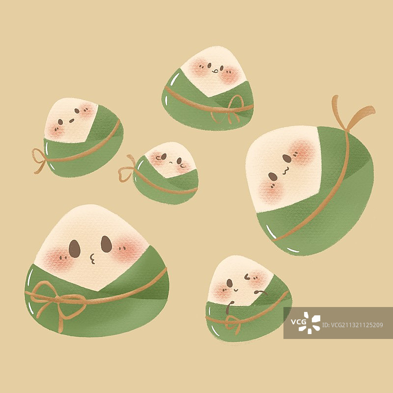 粽子们图片素材