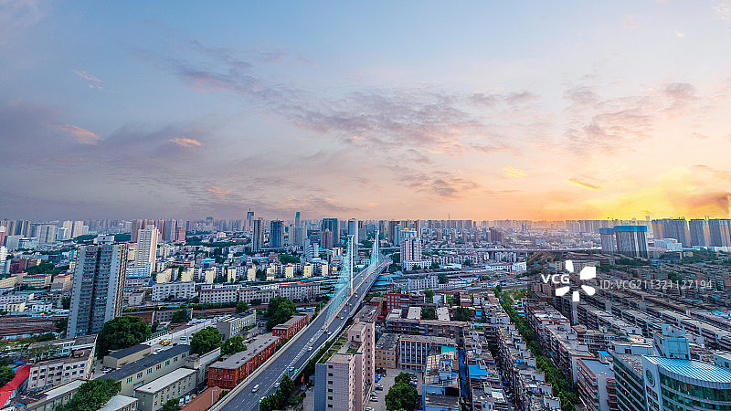 郑州市二七解放路城区图片素材
