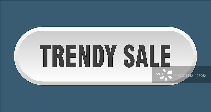 白色背景上的时尚圆形促销按钮标志图片素材