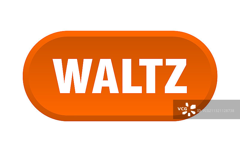 白色背景上的华尔兹按钮圆形标志图片素材