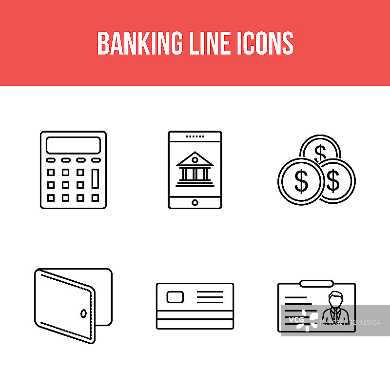 个人和商业用途银行图标图片素材