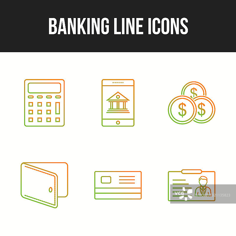 个人和商业用途银行图标图片素材