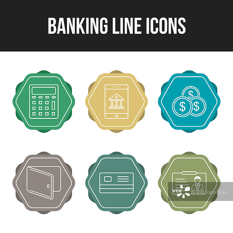 个人和商业用途银行图标图片素材