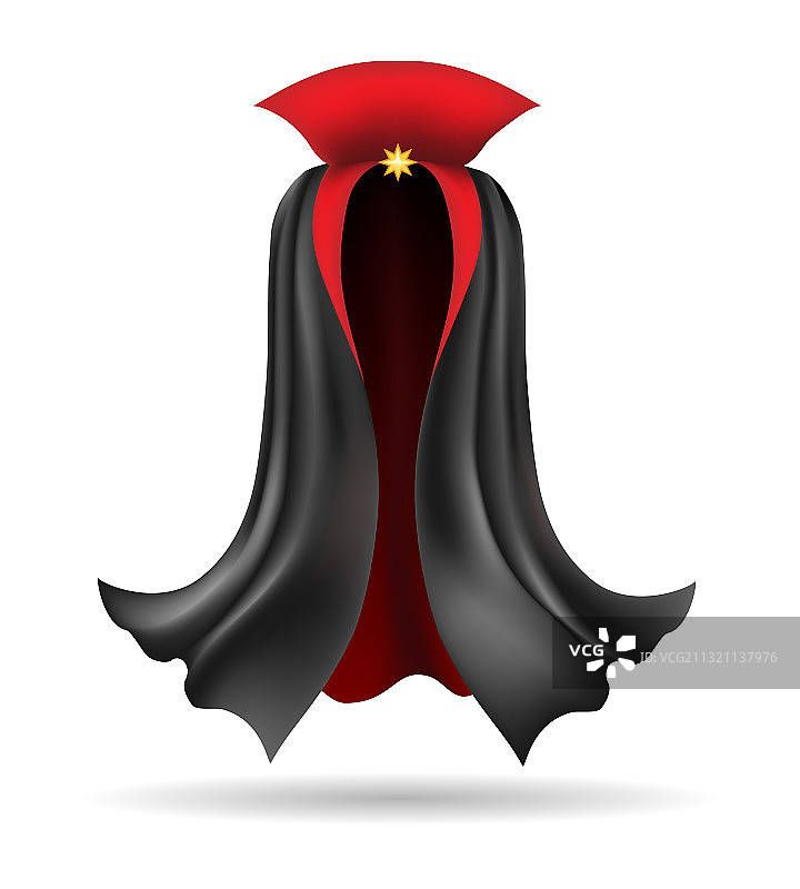 吸血鬼黑色斗篷图片素材