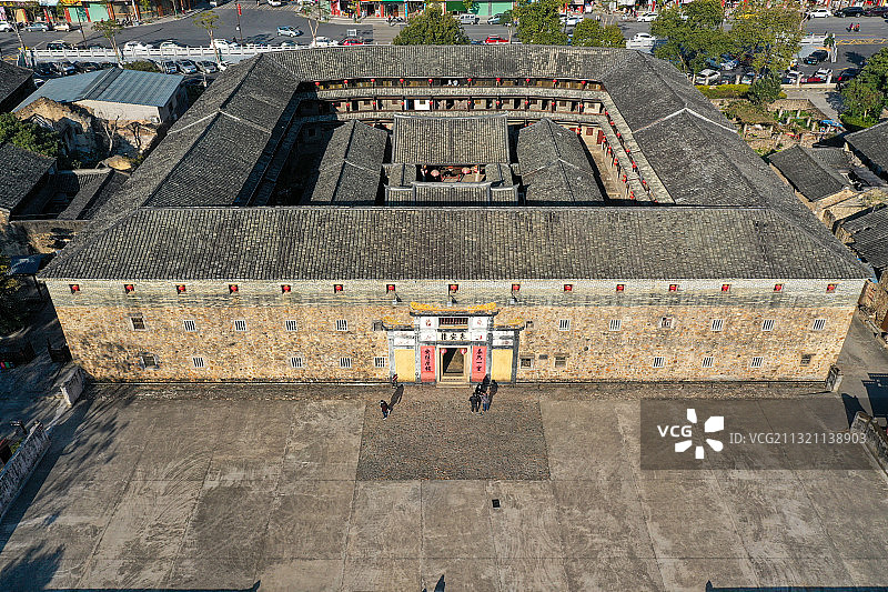 广东省梅州市梅县大埔泰安楼图片素材