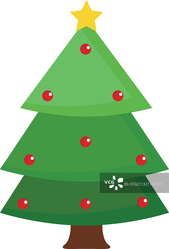圣诞快乐松树设计图片素材