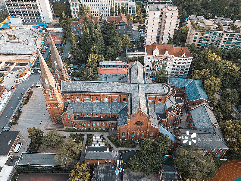 徐家汇天主教堂图片素材