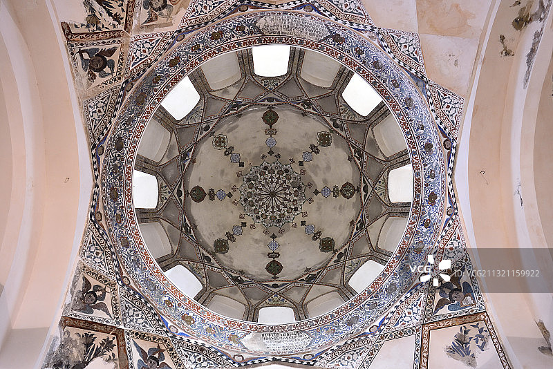 伊朗东阿塞拜疆省：约勒法地区圣斯蒂帕诺斯修道院（联合国教科文组织世界遗产）图片素材