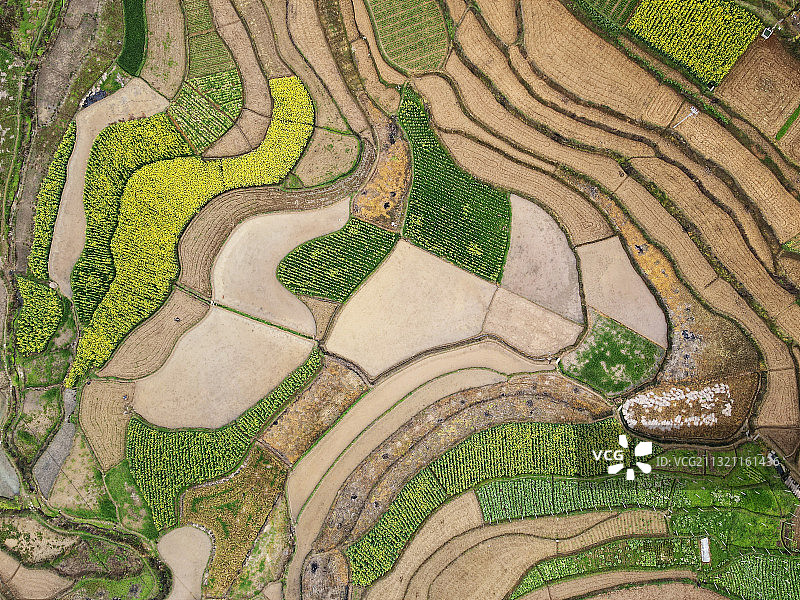 贵州省遵义市汇川区团泽镇农村田园风光图片素材