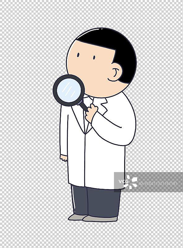 元素：科研人员图片素材