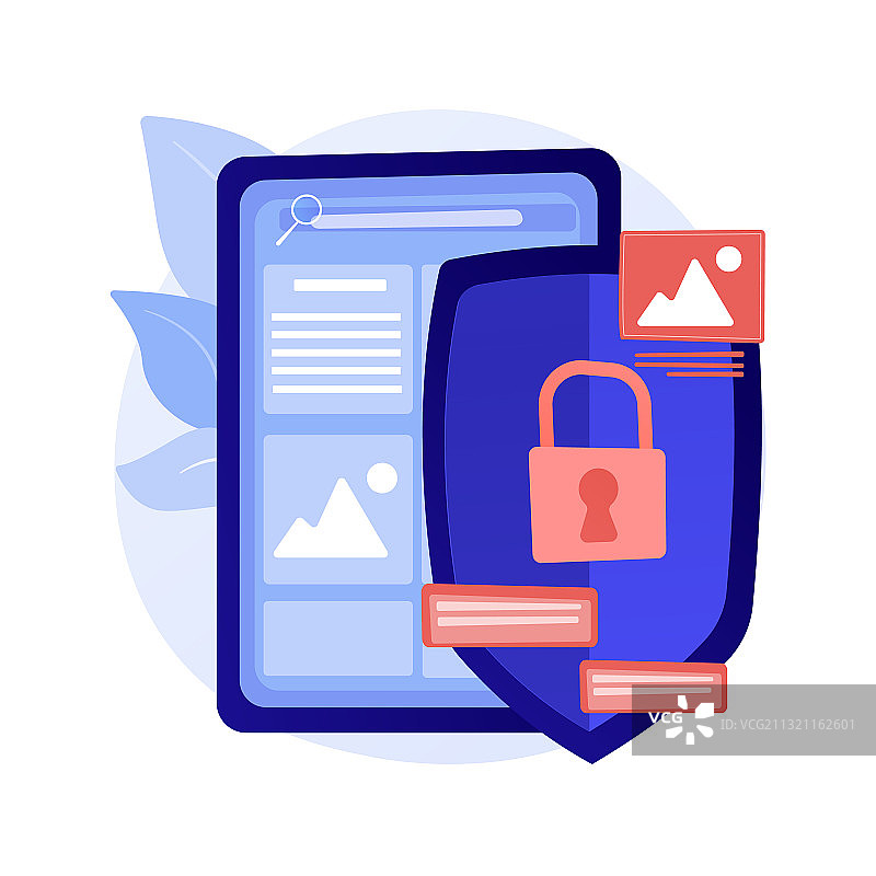 媒体内容控制概念抽象图片素材