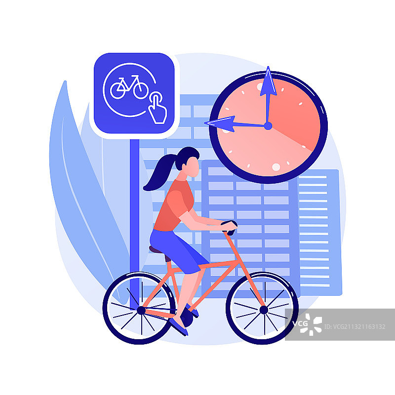 共享单车抽象概念图片素材