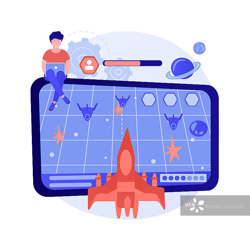 动作游戏抽象概念图片素材