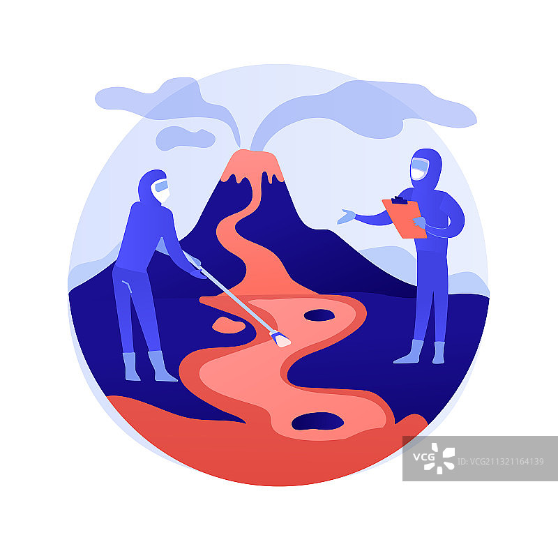 火山学抽象概念图片素材