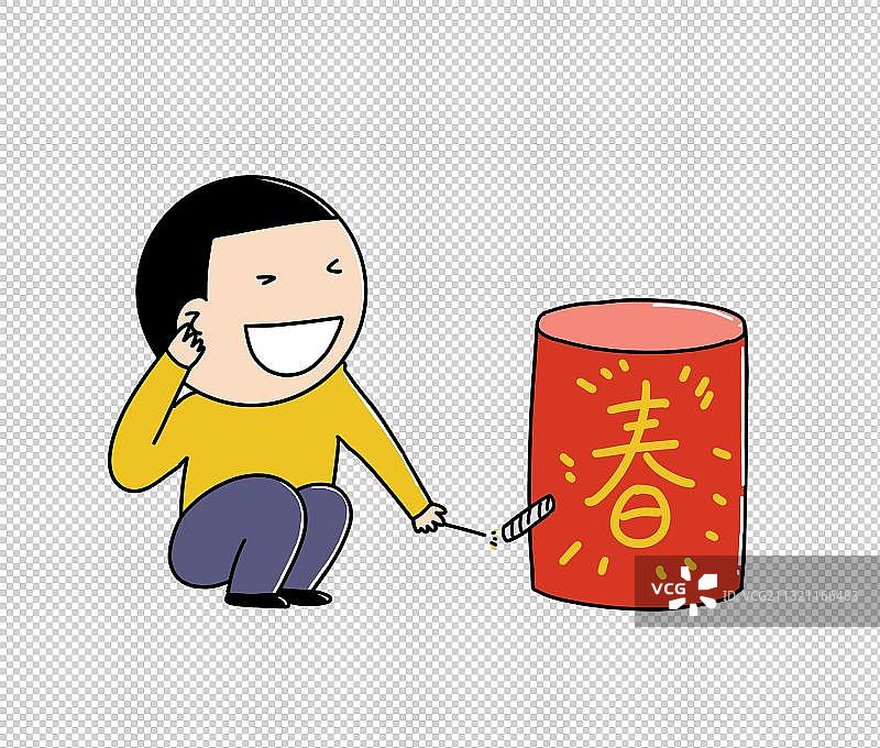 元素：放鞭炮图片素材