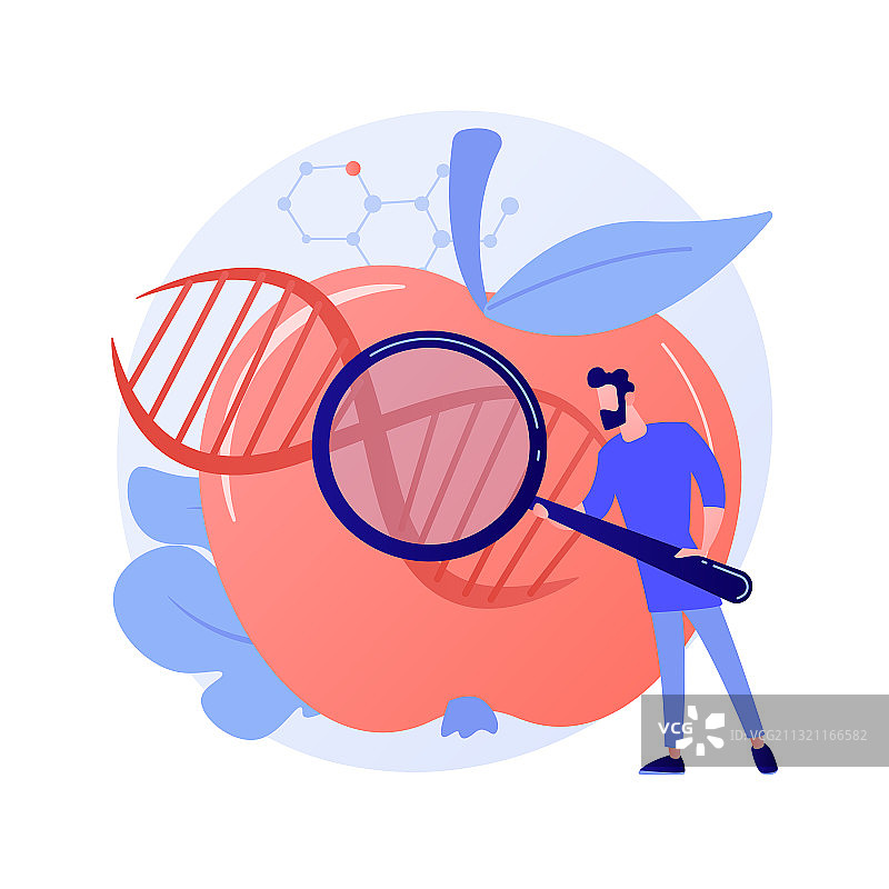 转基因食品抽象概念图片素材