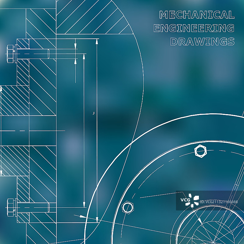 蓝色背景技术机械工程图片素材
