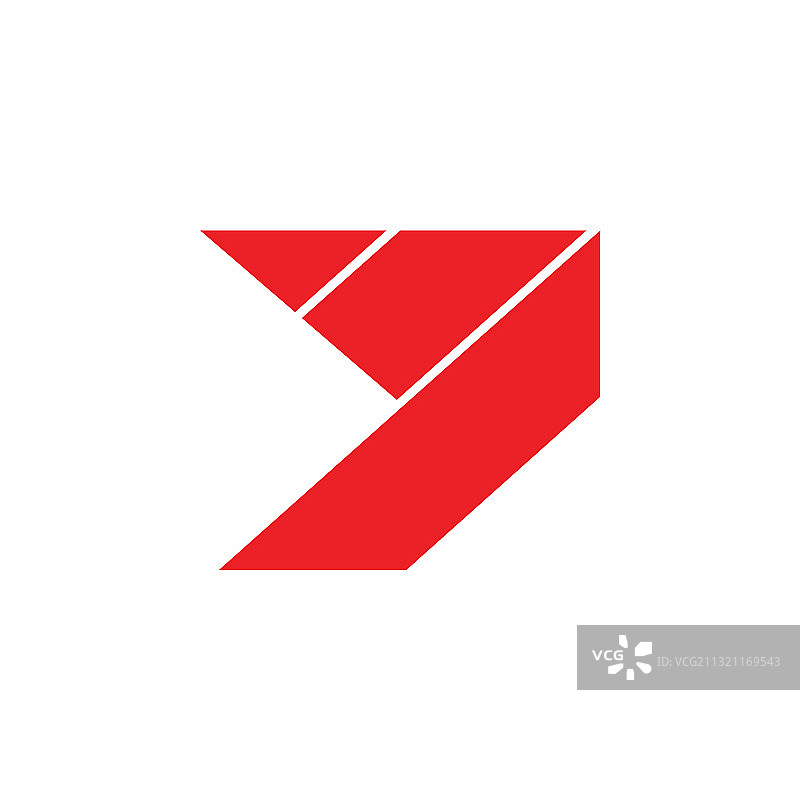 箭头纸张7数字标志图片素材