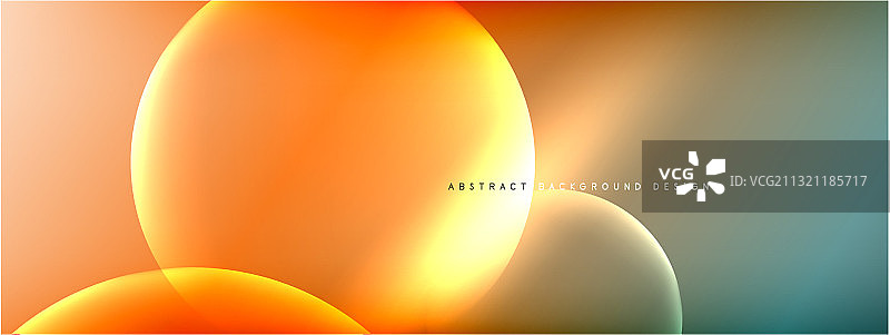 摘要背景液体气泡圈图片素材