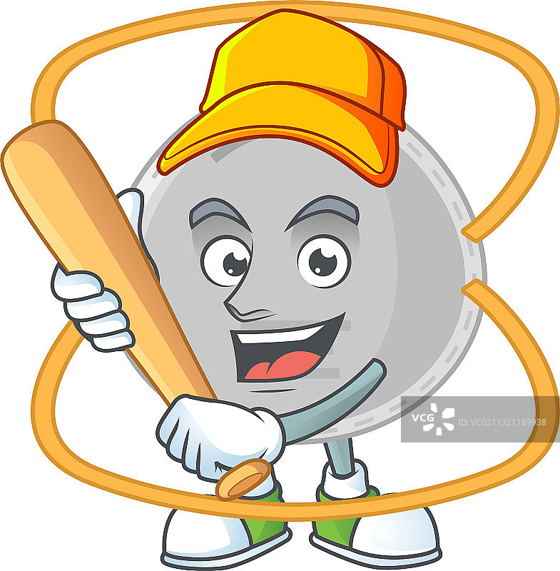 N95口罩卡通设计棒球概念图片素材