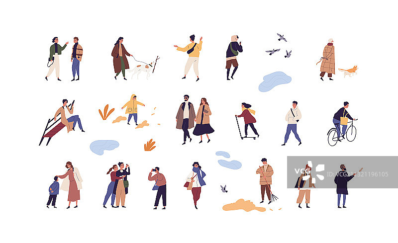 户外活动人群图片素材