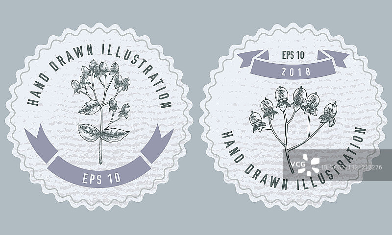 带有of的单色标签设计图片素材