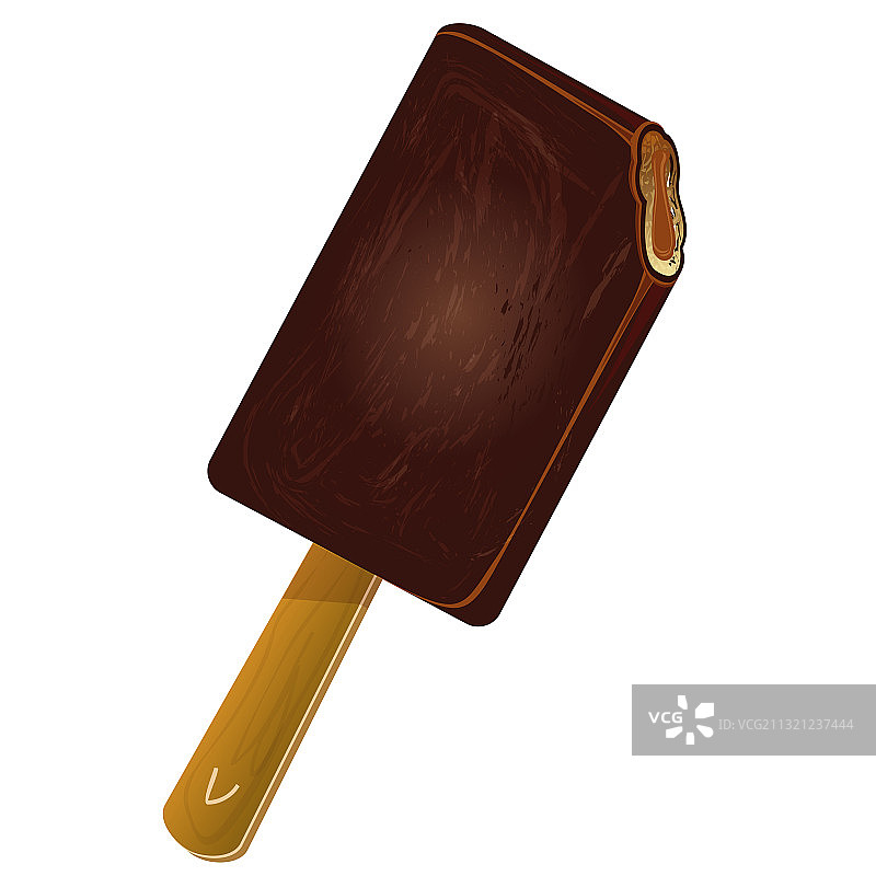 咬了一口的冰棒图片素材