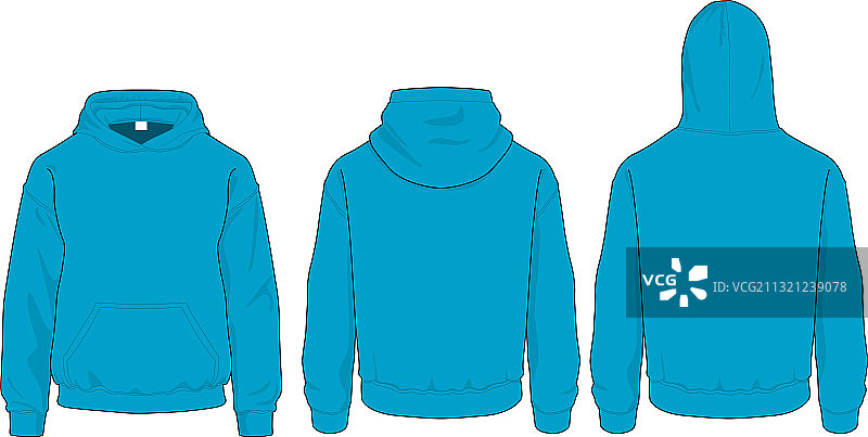 连帽衫模板图片素材