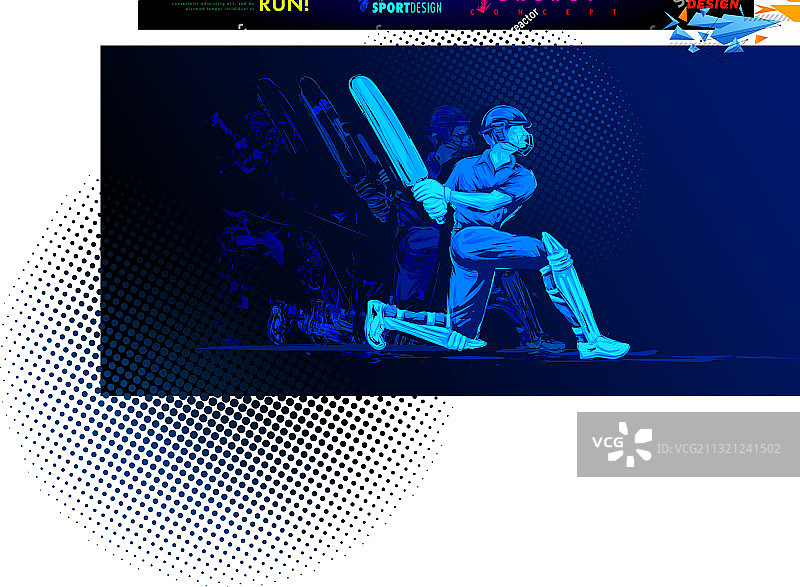 板球锦标赛运动（带防护面罩）图片素材