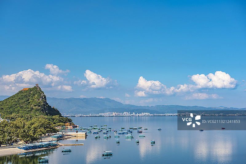 抚仙湖图片素材