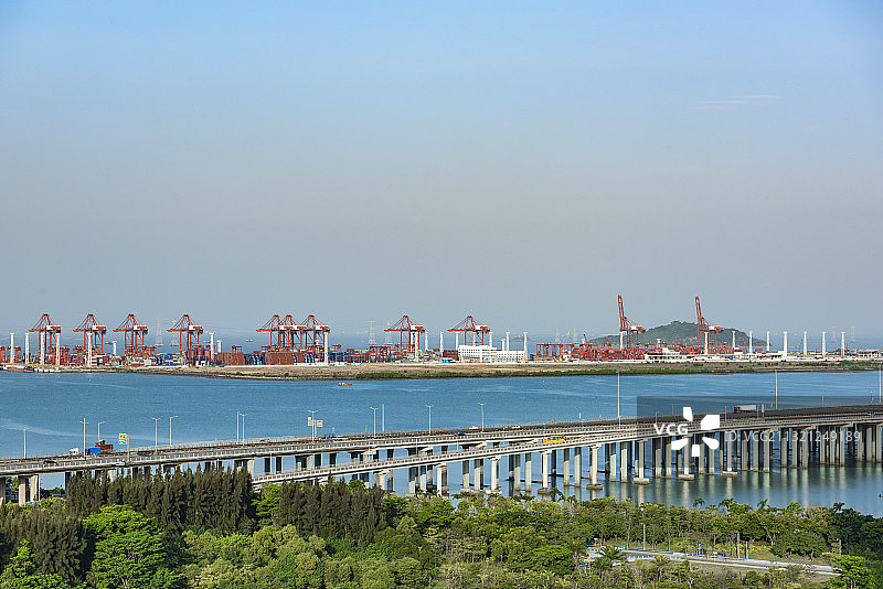 深圳港口码头大铲湾图片素材