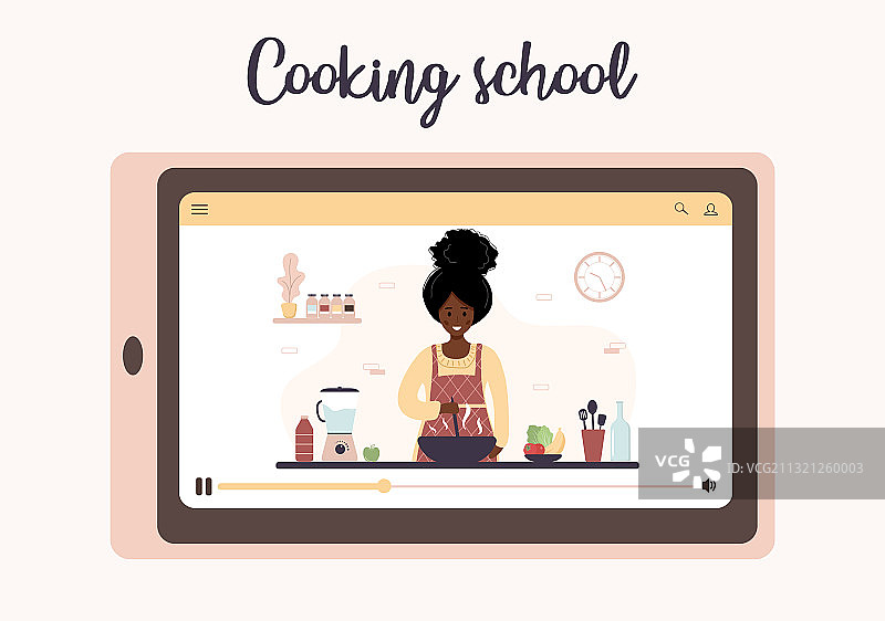 在线烹饪大师课程图片素材