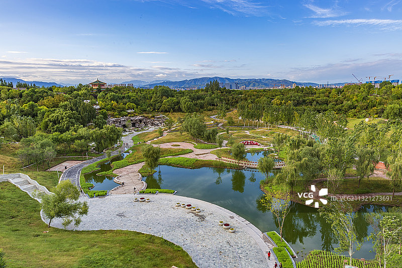 北京园博园全景图片素材