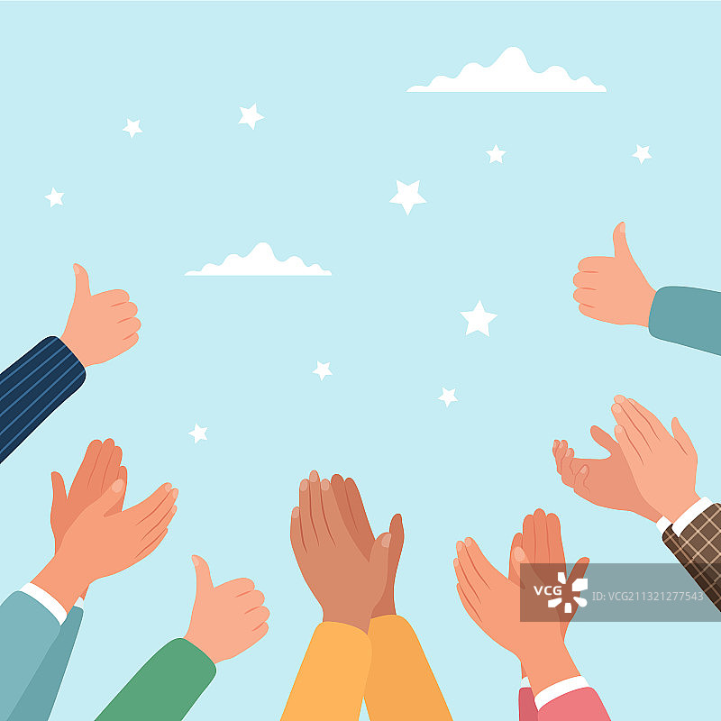 赞同的鼓掌和点赞图片素材