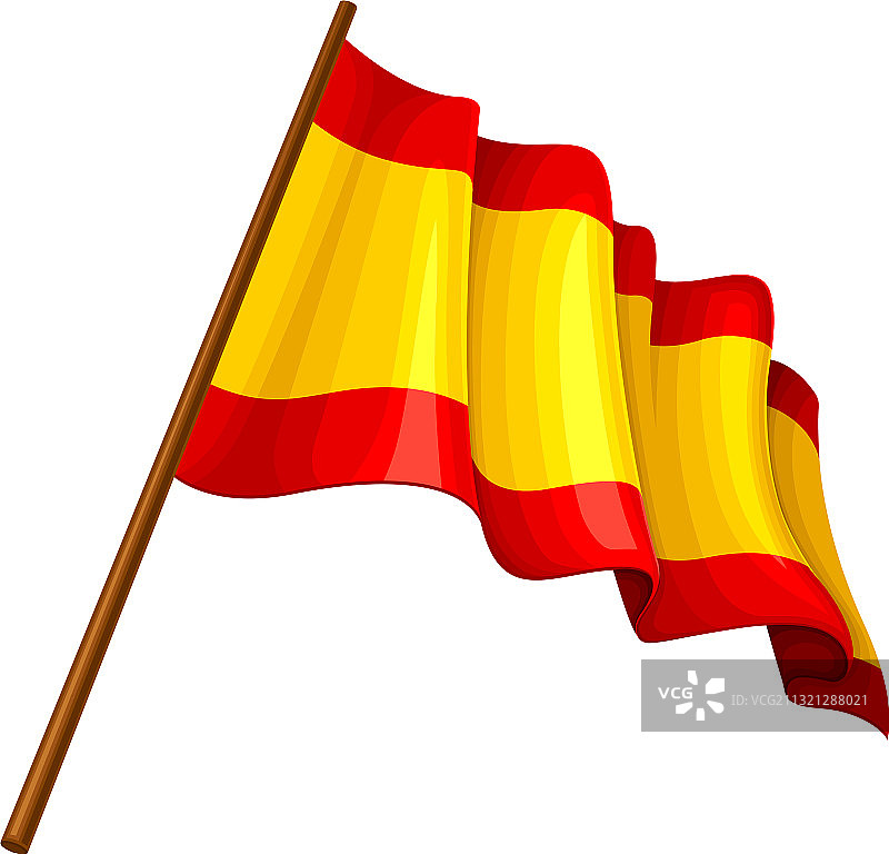 西班牙旗帜图片素材