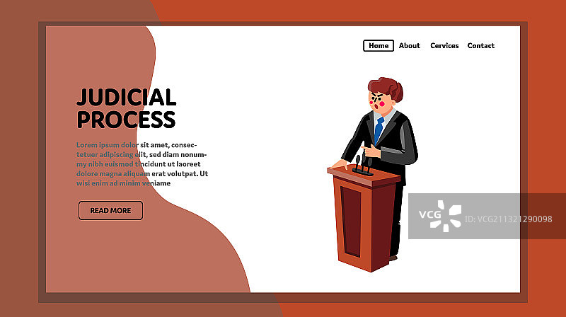 司法程序律师演讲图片素材